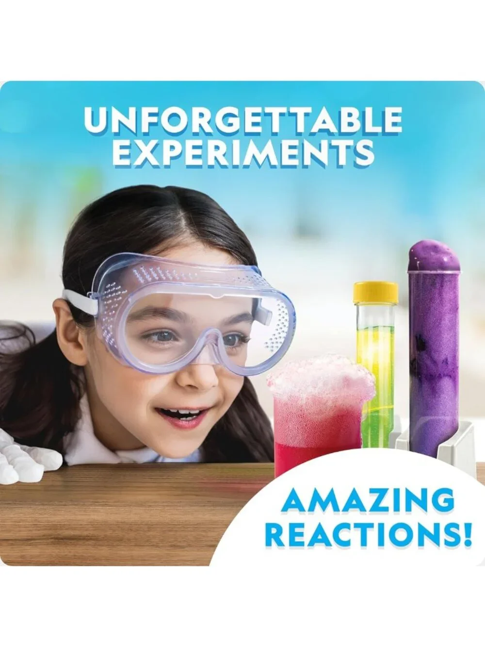 Ultimate Chemistry Set for Kids - 100+ Science Experiments, Crystal Growing